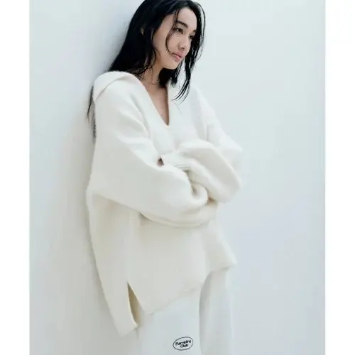 GALLARDAGALANTE 接結ポロカラーニット【オンラインストア限定商品】 ￥17,600