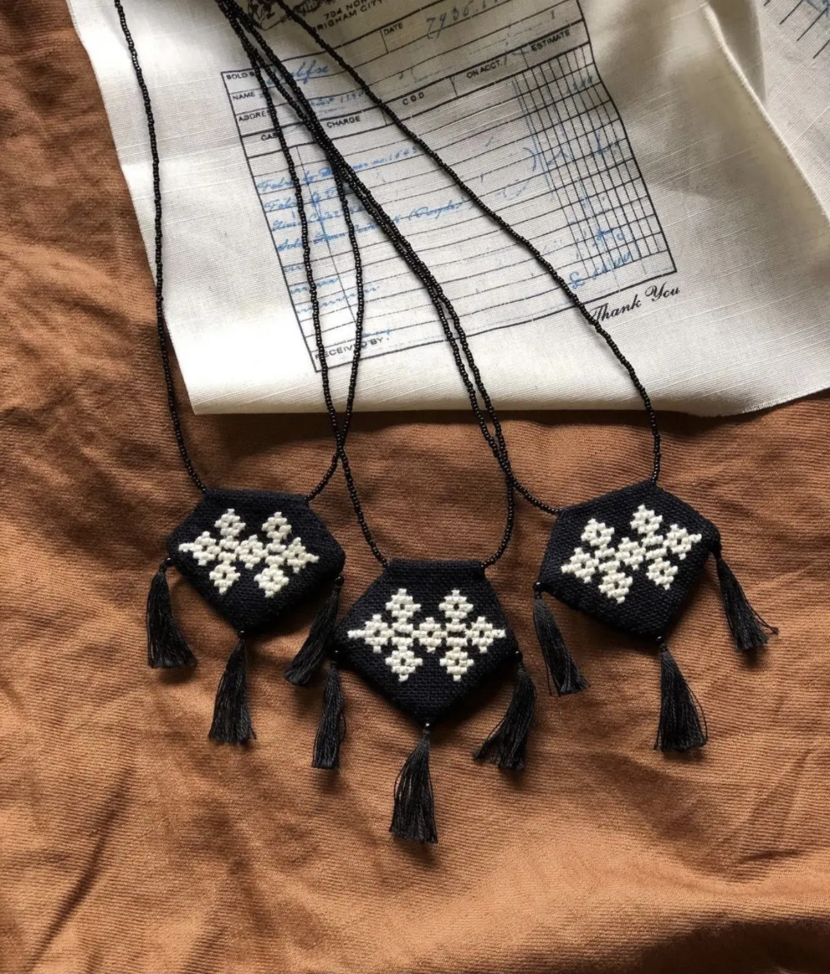 季節の刺繍・結晶＆クロス 〜冬の手仕事①の画像_4