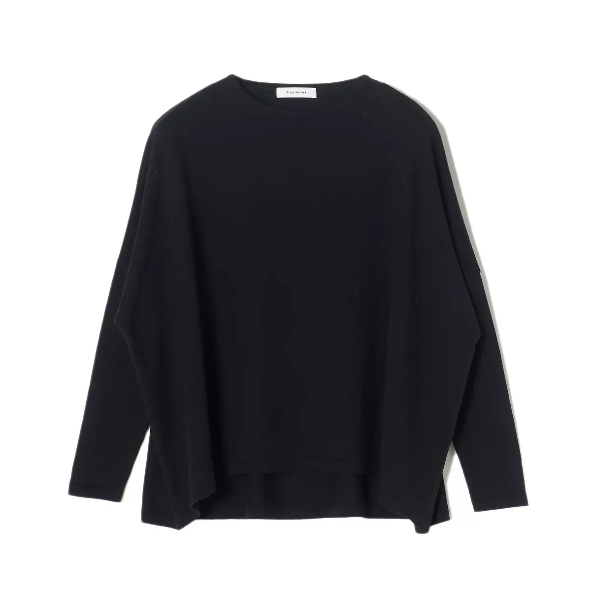 E by éclat コットンカシミヤワイドニット