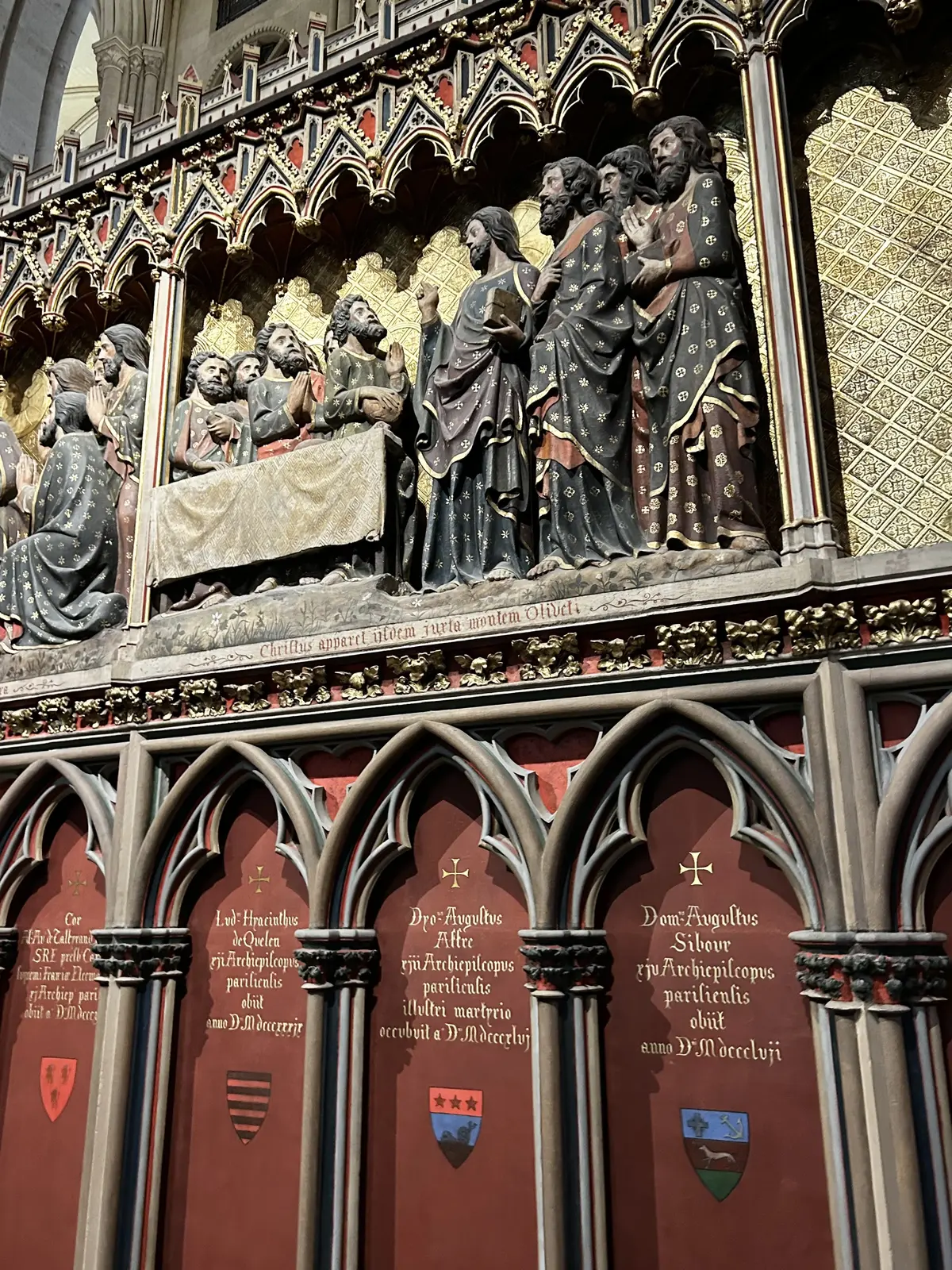 パリ　ノートルダム大聖堂　内部　 Notre-Dame de Paris