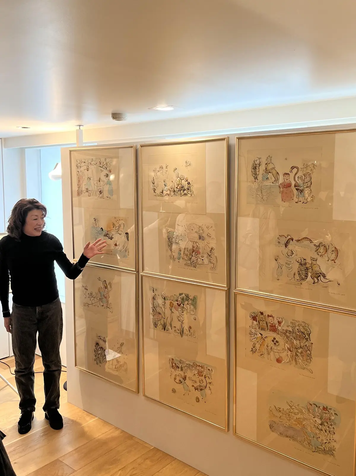 『山本容子版画展』ギャラリーツアーに参加の画像_8