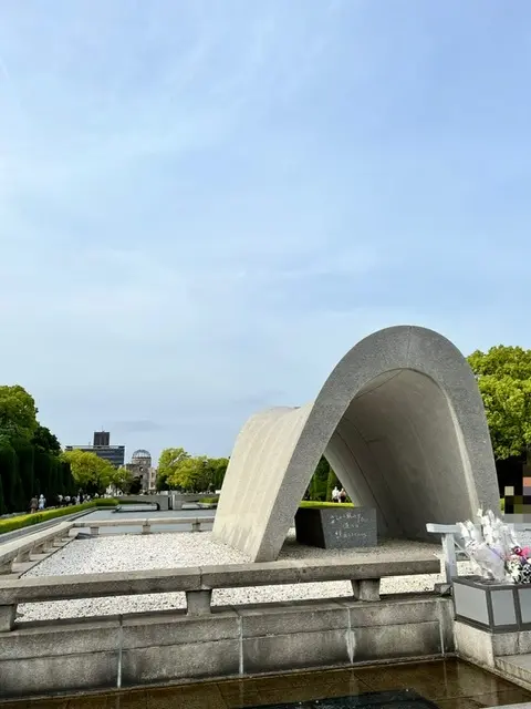 平和公園内