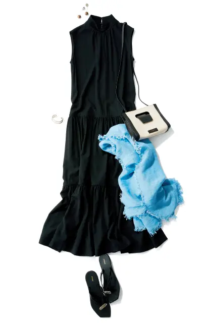 マキシ丈ワンピース3