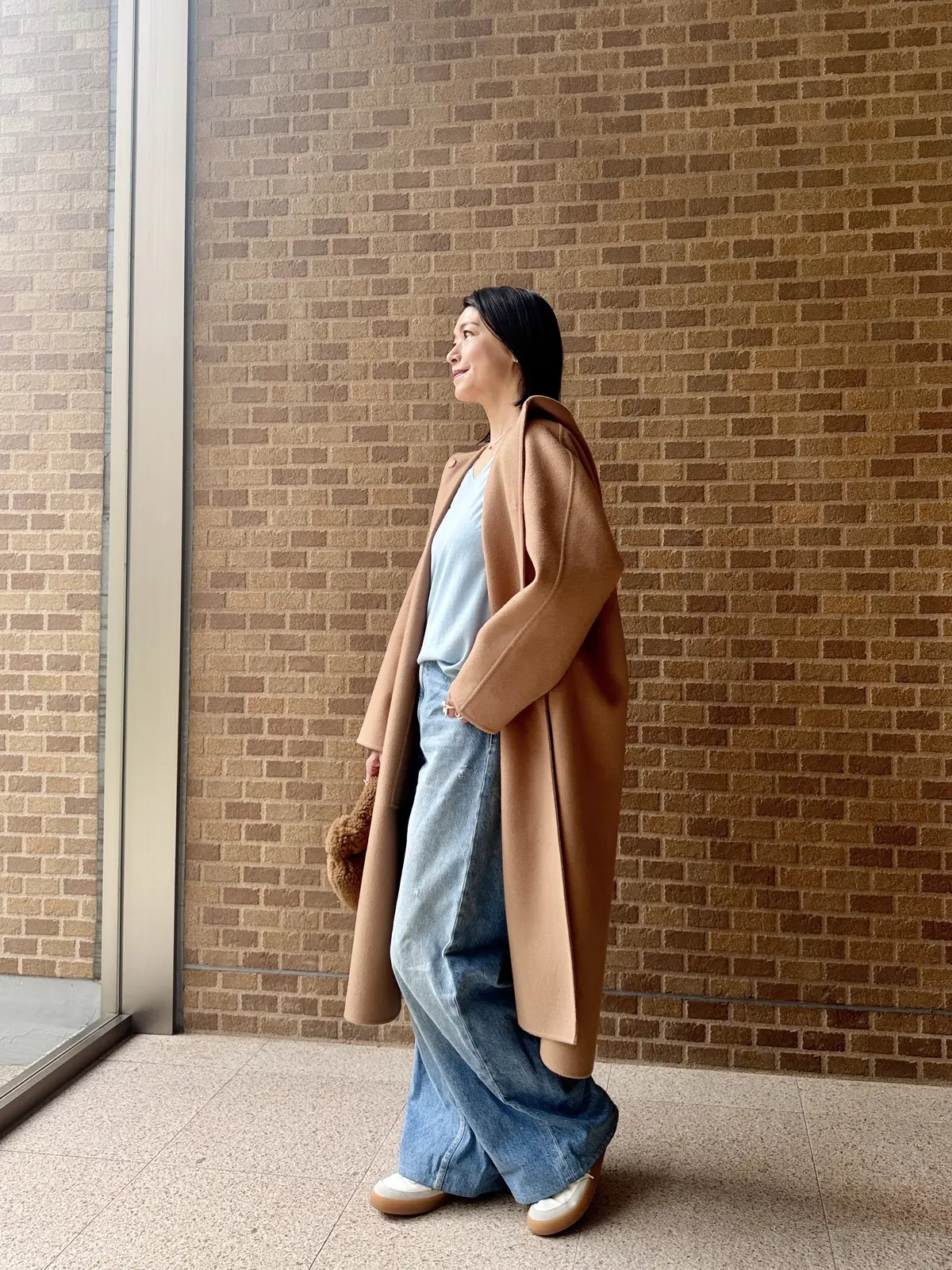 「シルクカシミヤ混 浅Vネックニット」極の画像_4