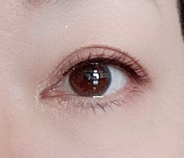 アイメイク仕上がり