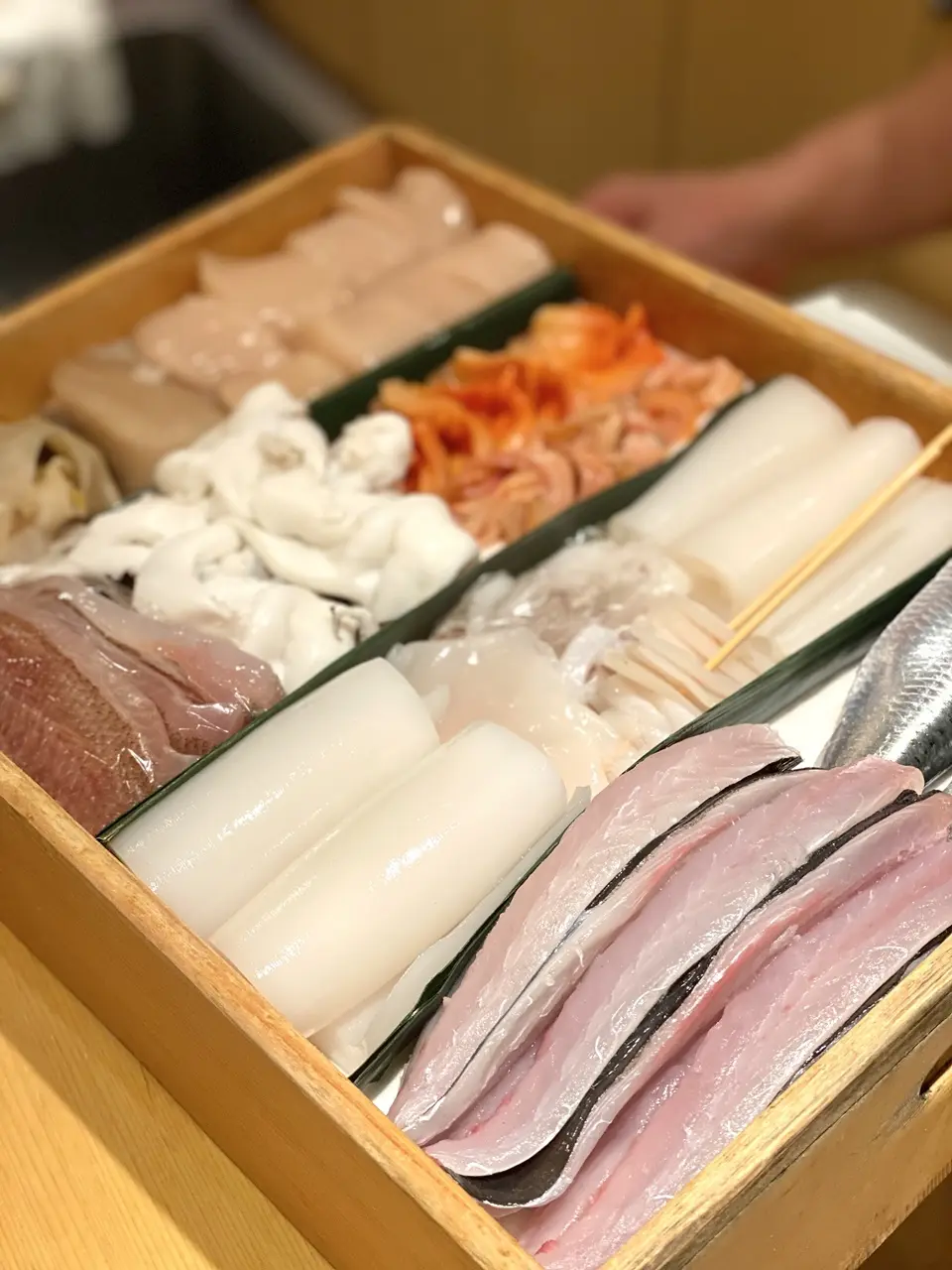 すし嘉 新鮮な魚介類