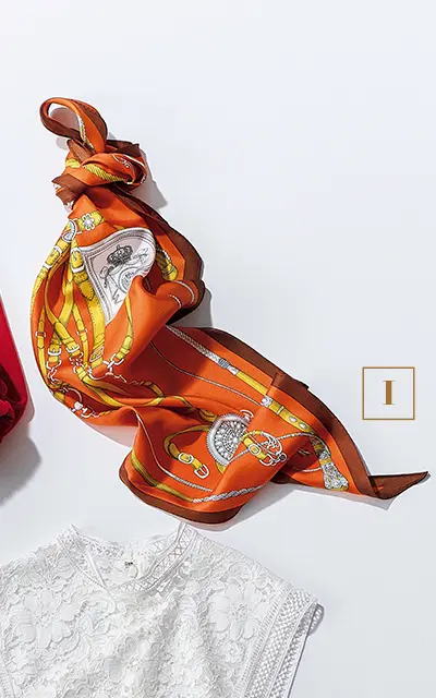 プリントスカーフ