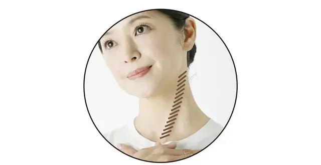 ここがしっかり伸びているのを感じて