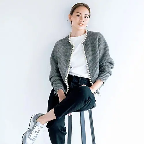 MADISONBLUE パールカーディガン ￥93,500