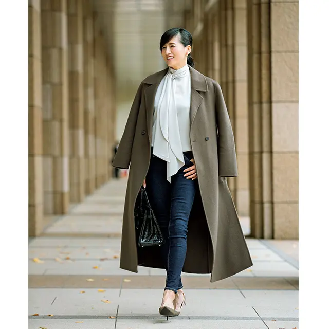 おしゃれに見えて着心地も抜群「コートスタイル」