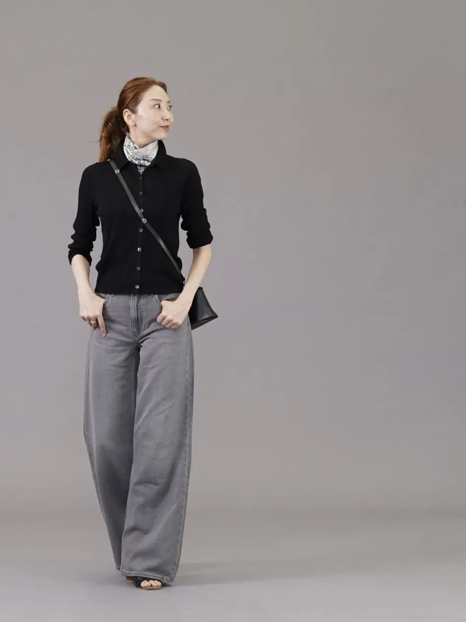 UNIQLOお気に入りデニムで私のコーデの画像_3