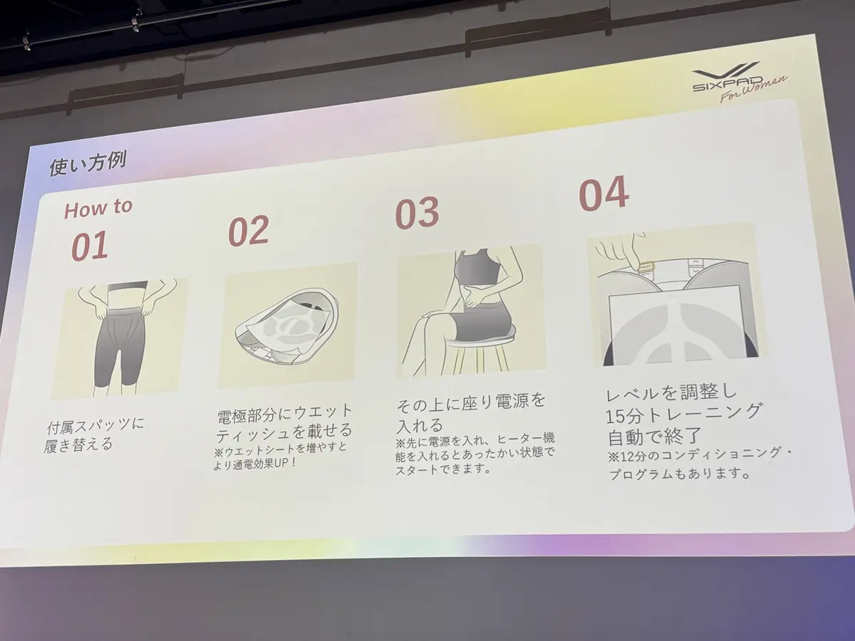 「SIXPAD for Women 」ロの画像_14