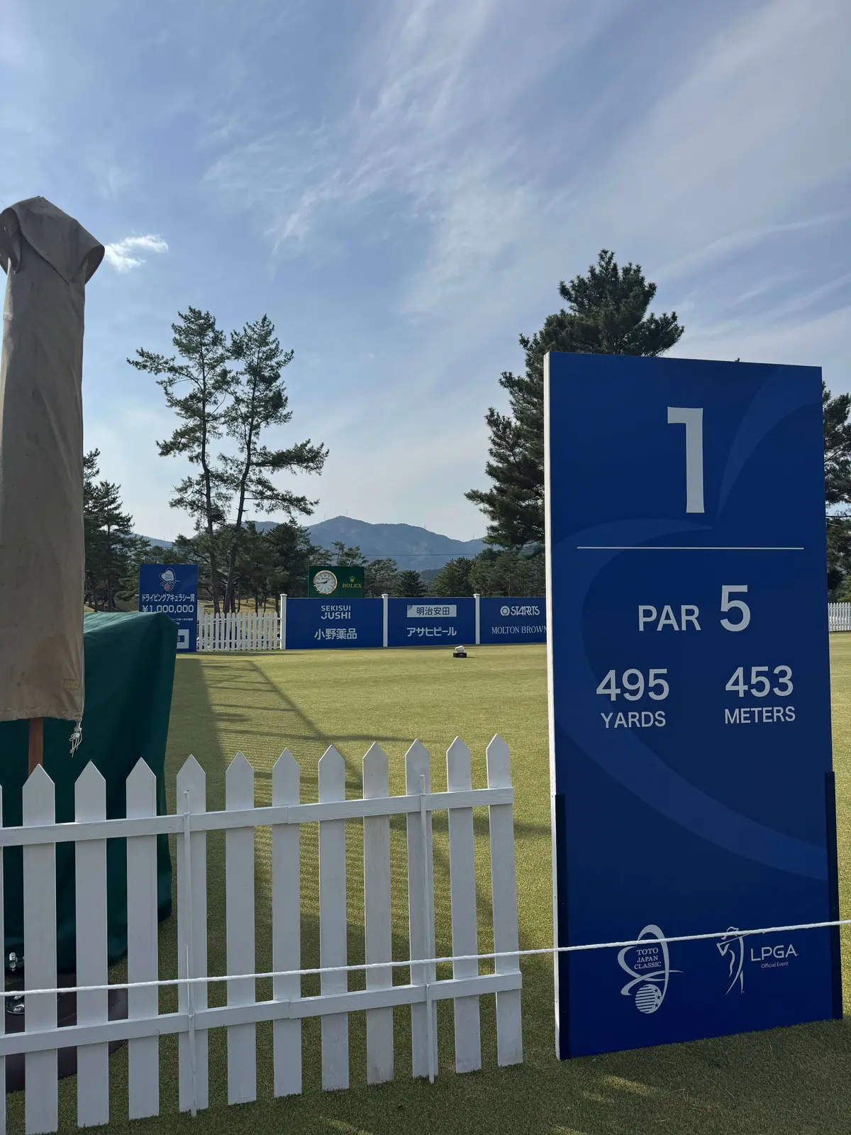TOTO JAPAN ゴルフトーナメント風景