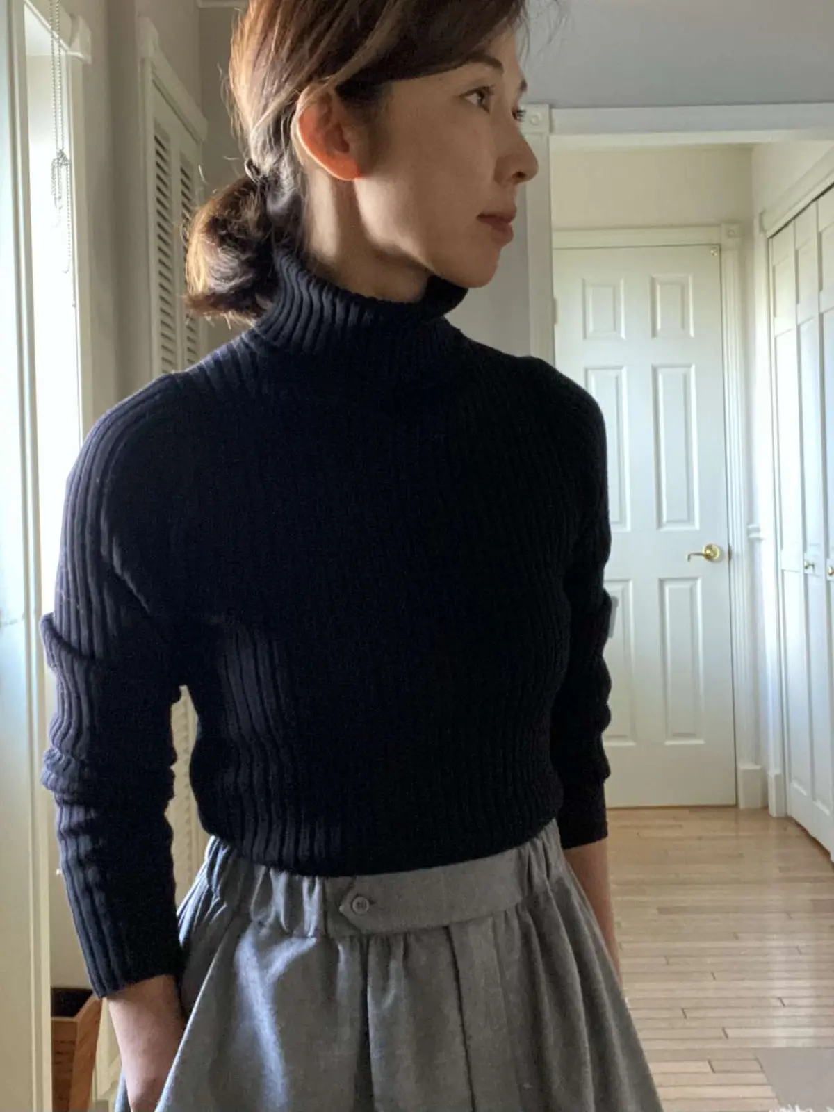 無印良品のベーシックニット。の画像_3