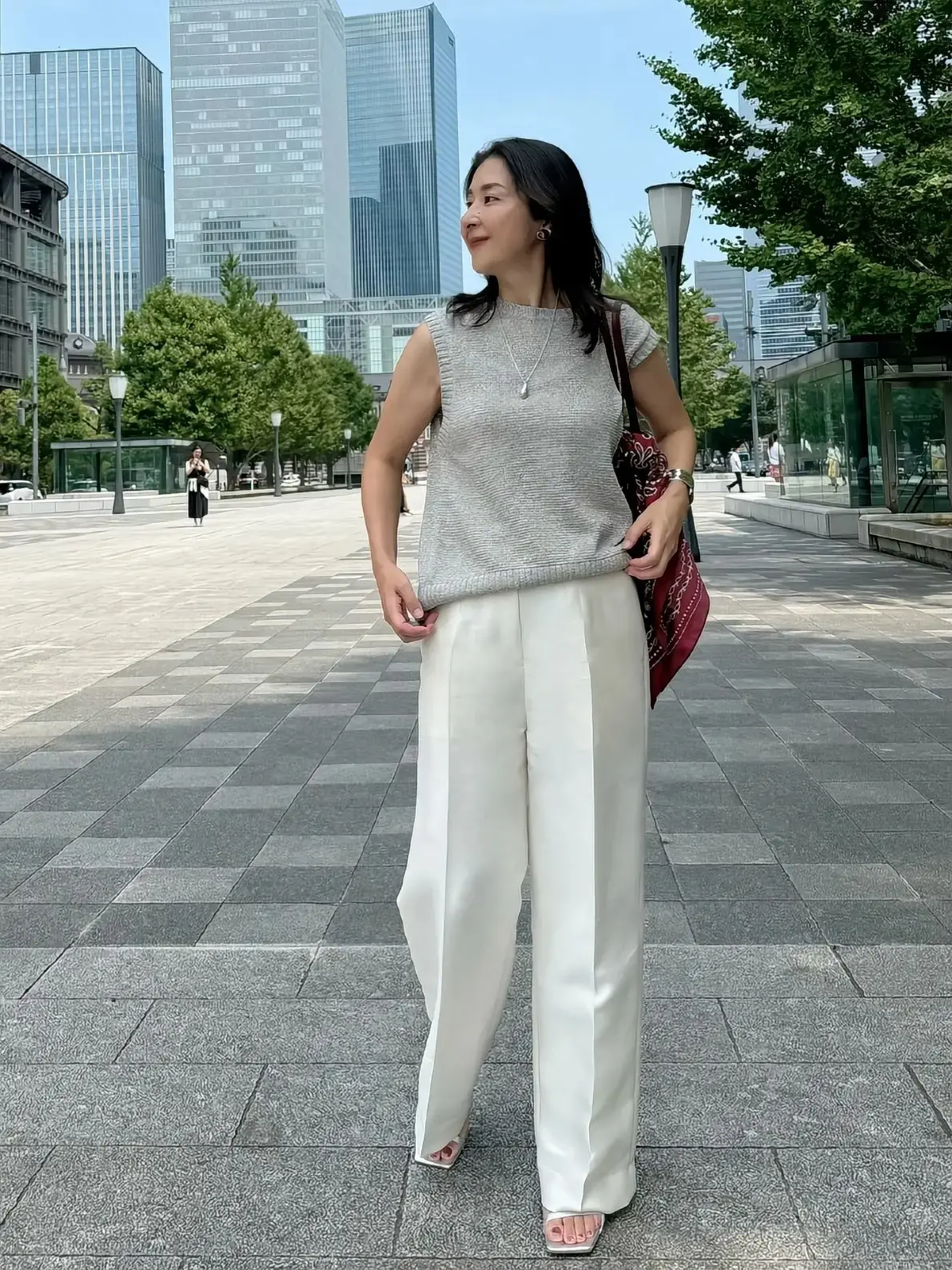 GU スカーフ・靴愛用　エクラ華組 松ヶ崎由紀子さん