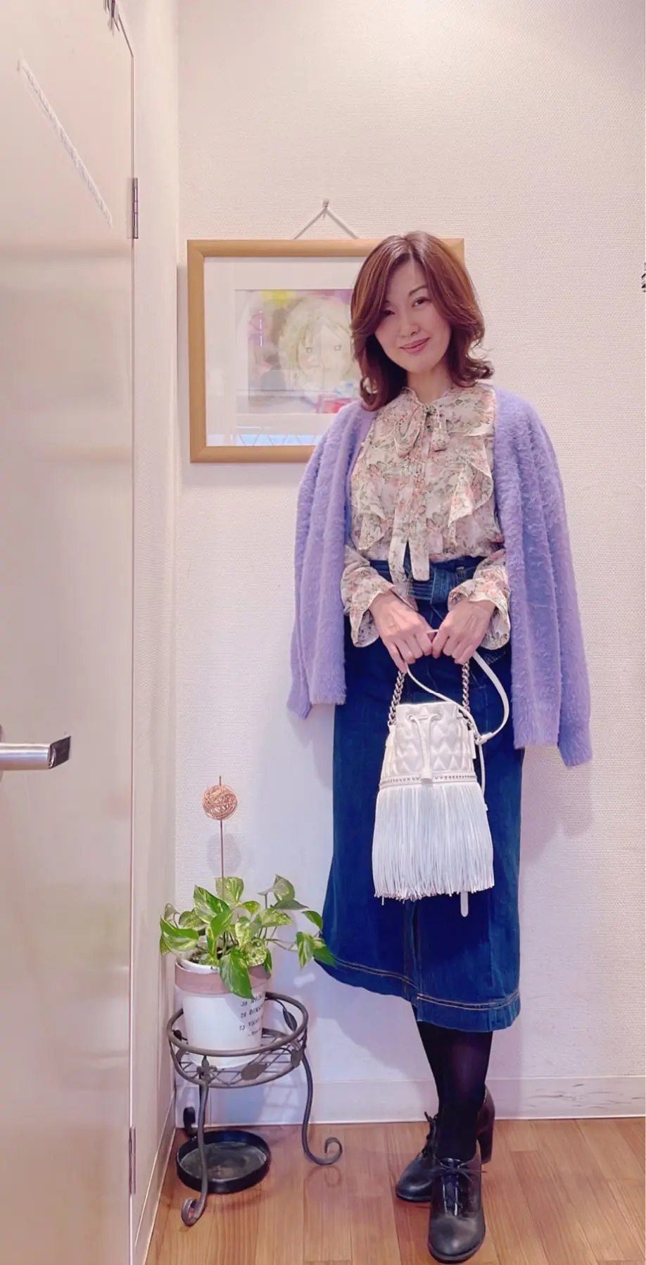 くびれヘアーに春トレンドのパープルをプラの画像_2