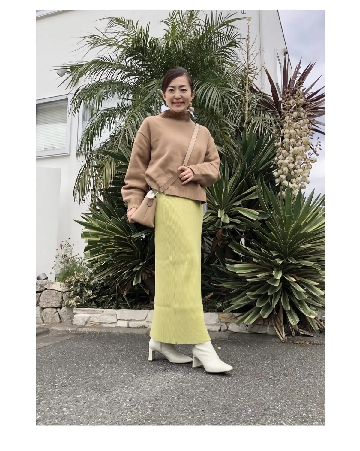 ボリュームニットにタイトスカート合わせでの画像_2