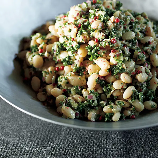 白いんげん豆とパセリのサラダ