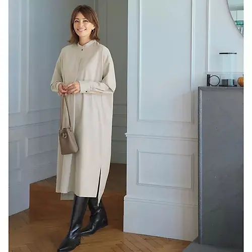 【50代 ワンピース】秋ワンピースで大人の画像_19