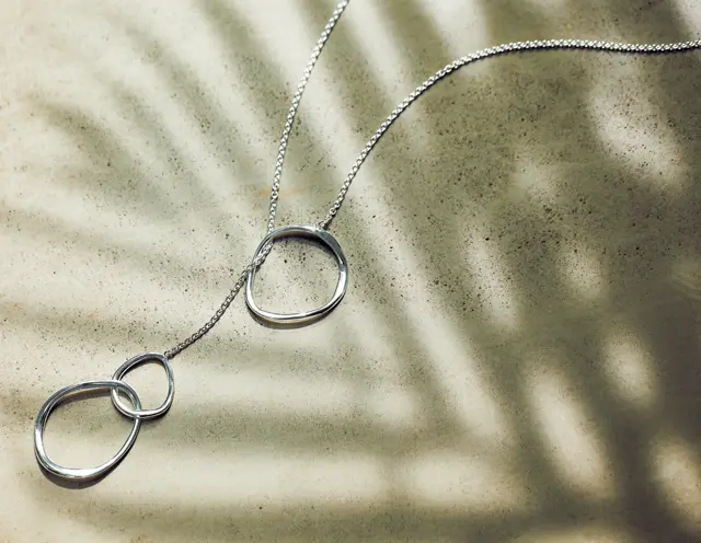 【真夏のクールジュエリー】blanc iris アリアンス ネックレス