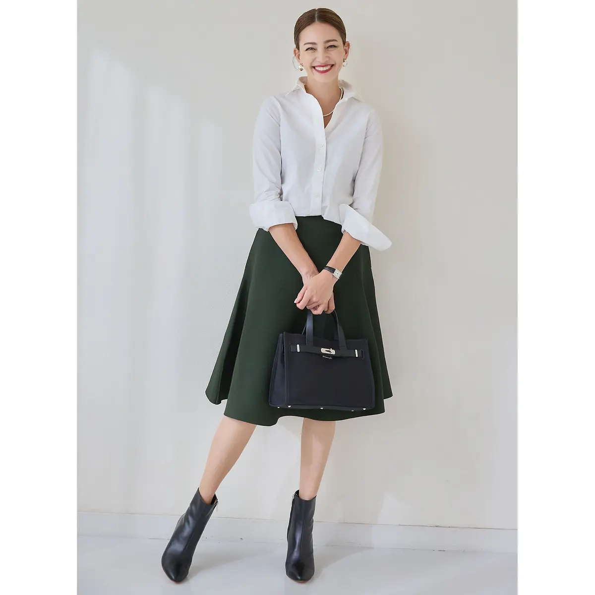 LAURENCE メタリックヒールブーツ.＜EMA REFLECTION 75＞