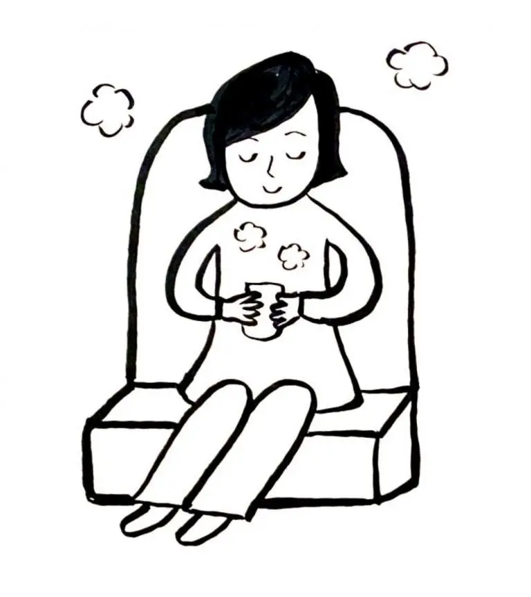 OurAge×Webエクラ　風邪に効く　漢方　イラスト