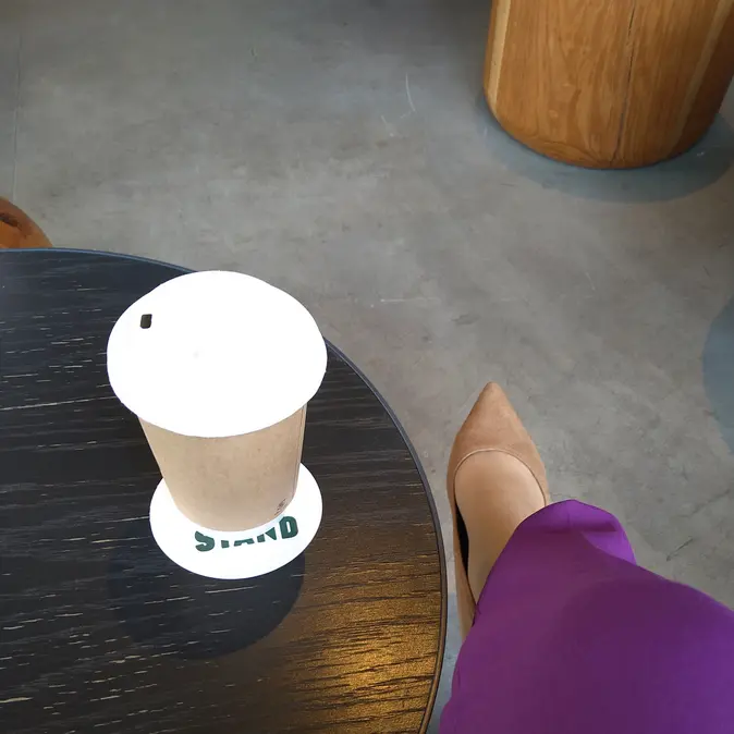 VALLEY PARK STANDの抹茶ラテ