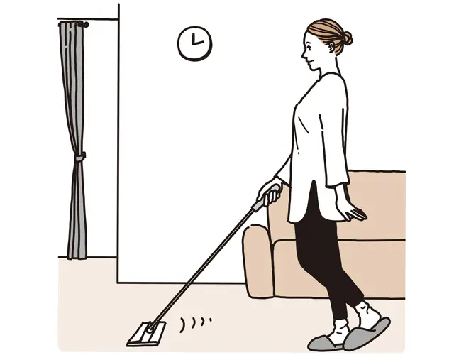 片づけ＆掃除が簡単になり、時間に余裕ができる