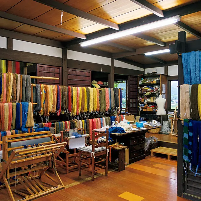 草木染めの染織物