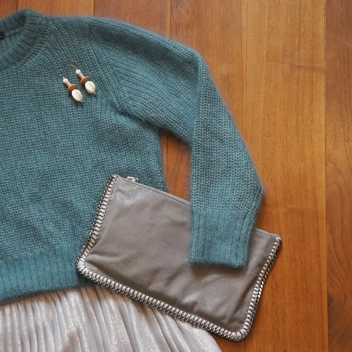 martiniqueの海色モヘアとラメスの画像_1