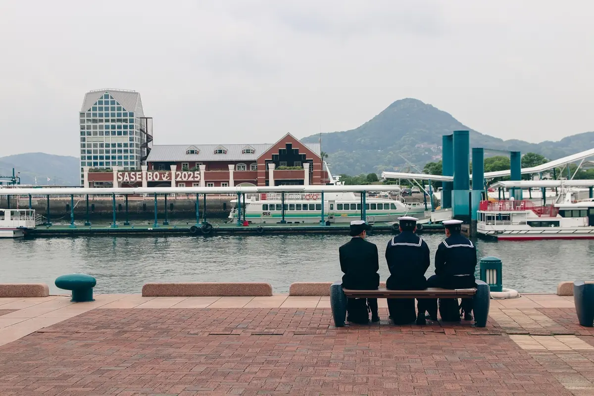 JR佐世保駅から直ぐにある、佐世保港