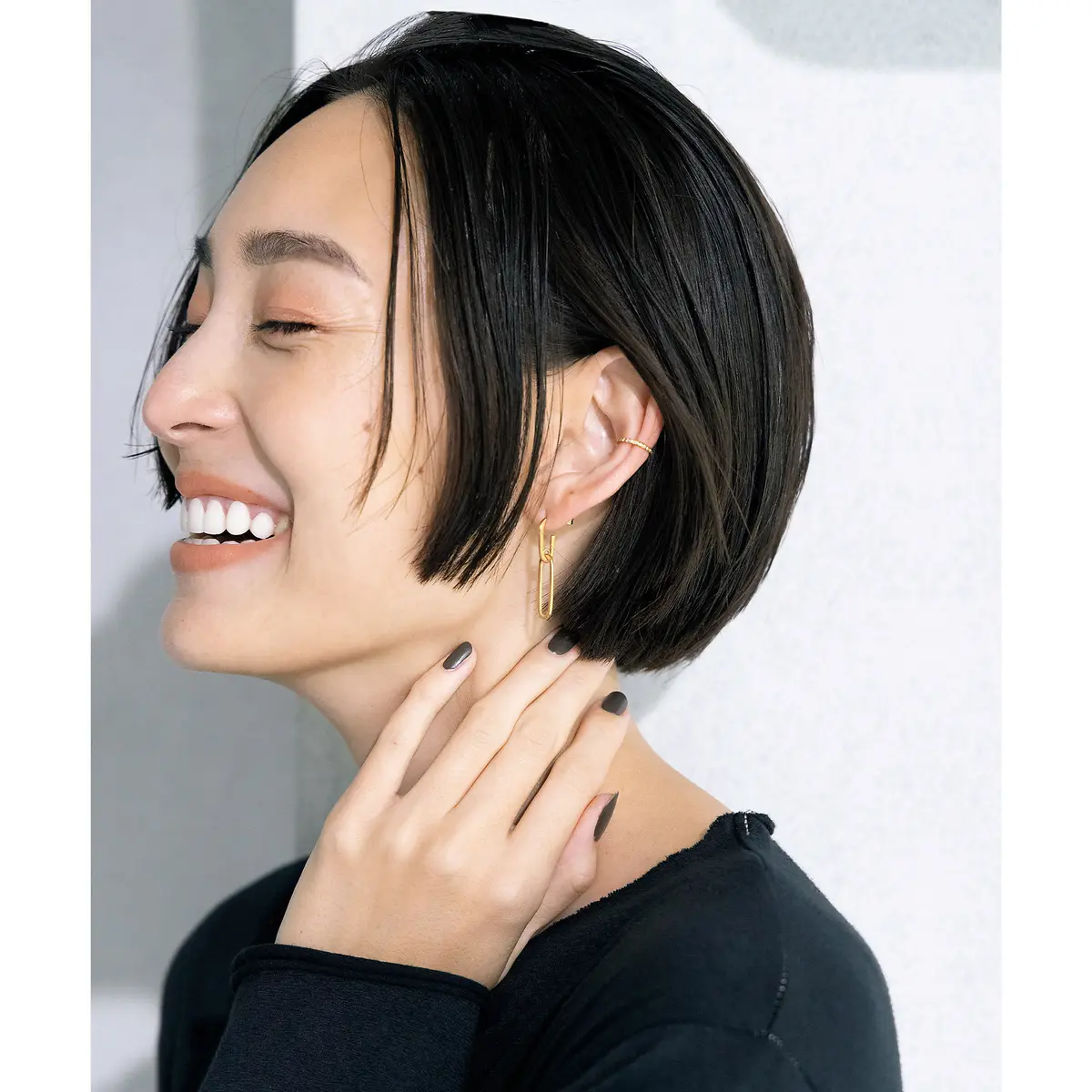 blanc iris イヤカフ