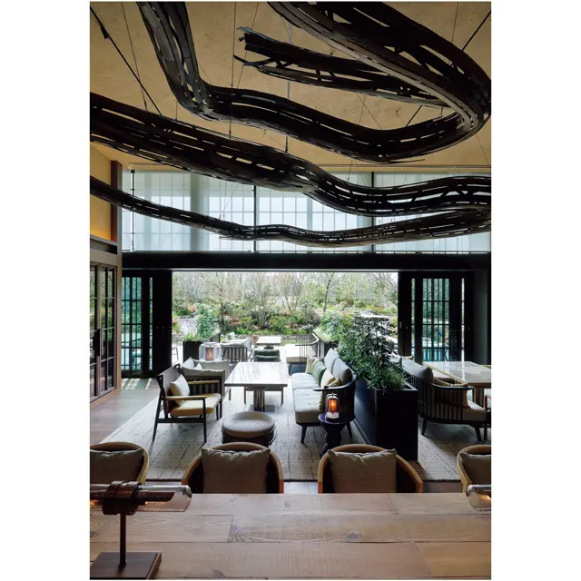 七十二候をコンセプトとするシグネチャーレストラン「P72」。