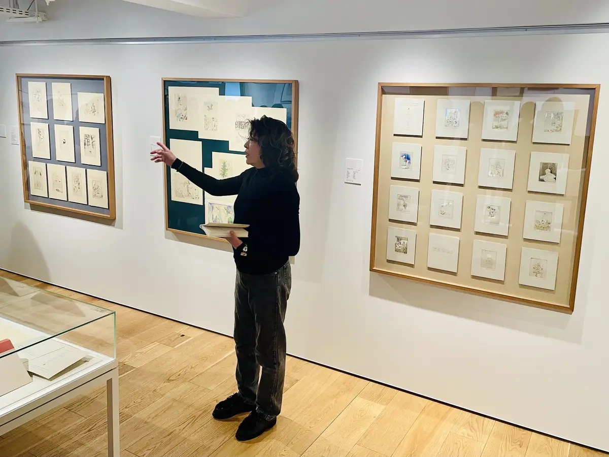 「山本 容子 版画展」～村上春樹ライブラの画像_3