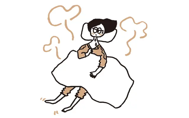 寝汗は更年期症状のひとつ