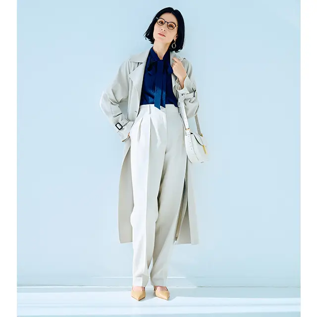 ebureのゆったりテーパード