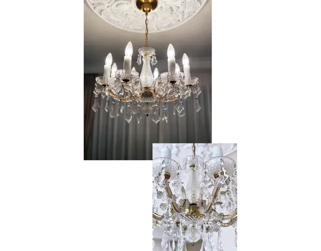 ヴェルサイユ宮殿と 同じ繊細な技法！ 乙女心をくすぐる チェコ製シャンデリア （SUKCAIさん）