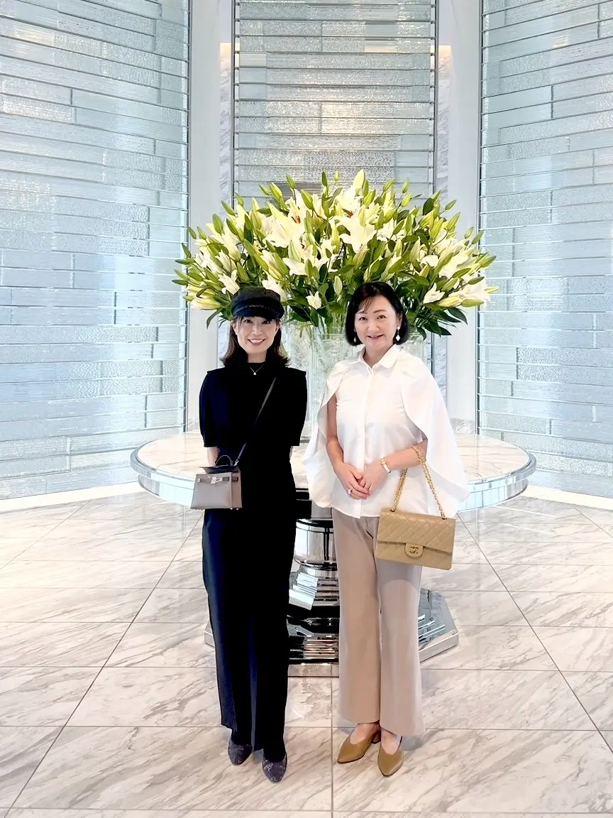 芦屋でゆったりアフタヌーンティーコーデはの画像_7