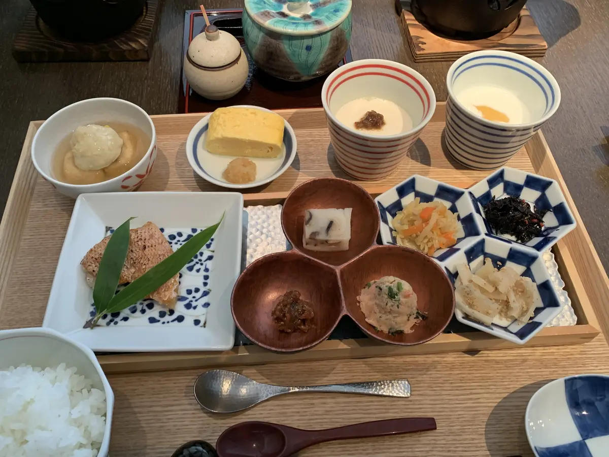 栄養を考えられた朝食