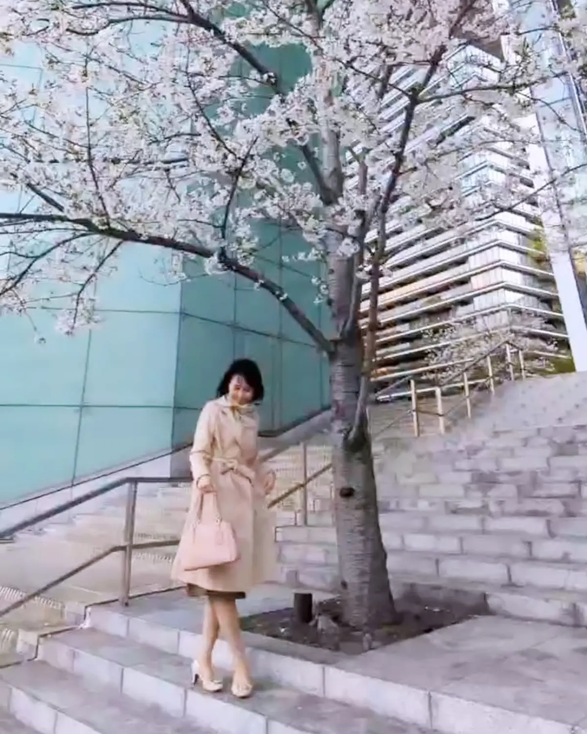 桜色コーデで虎ノ門ヒルズ《アンダーズ東京の画像_3