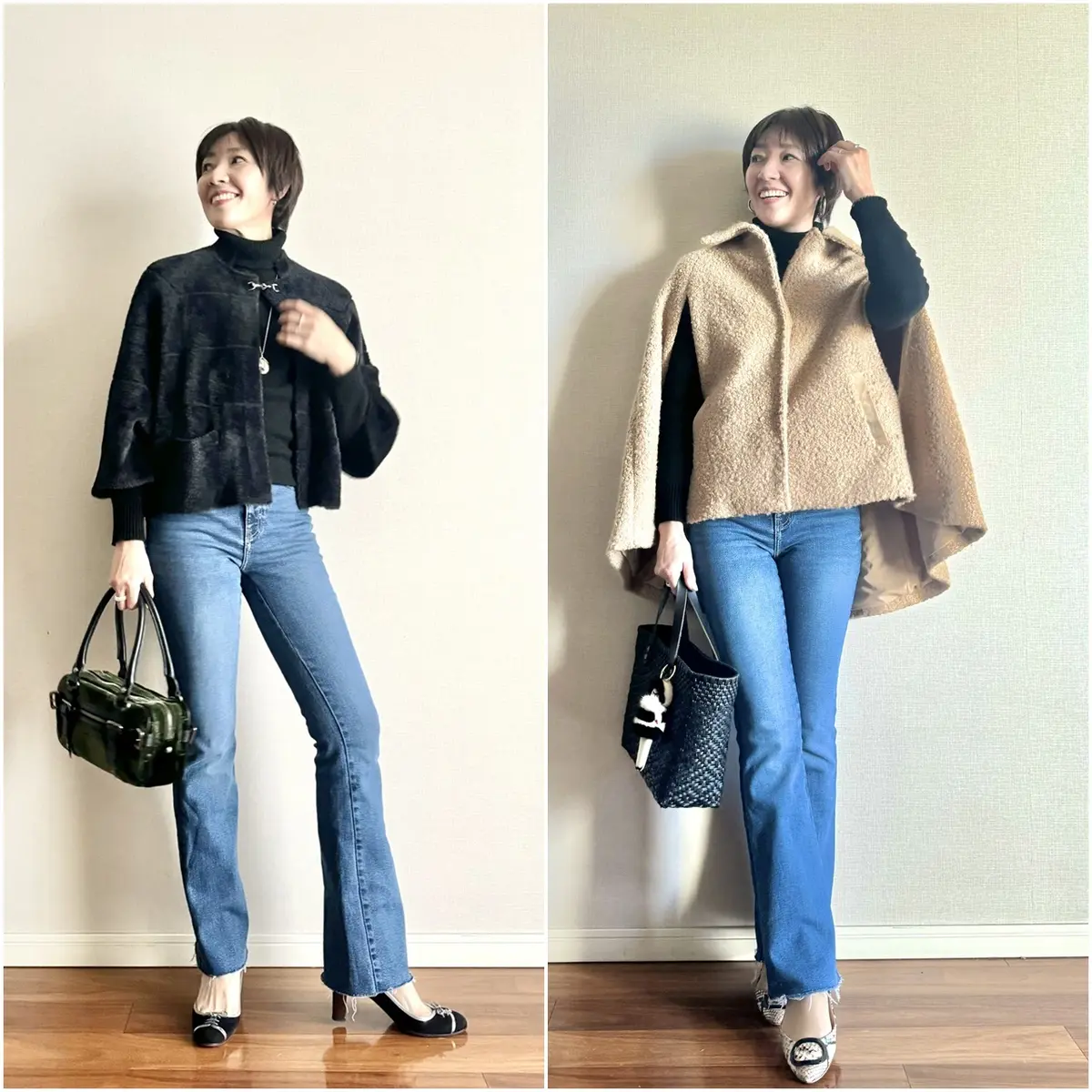 ZARA Z1975 FLARE ハイライズ デニムパンツ④
