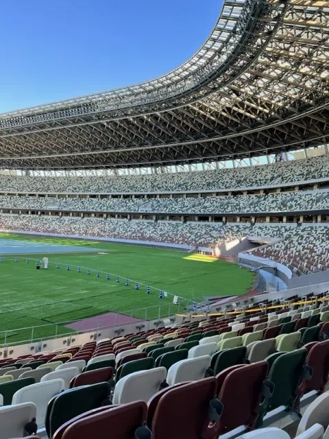 スタンド席からの眺め