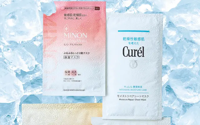 シートマスクで冷やしながら水分を急速補給