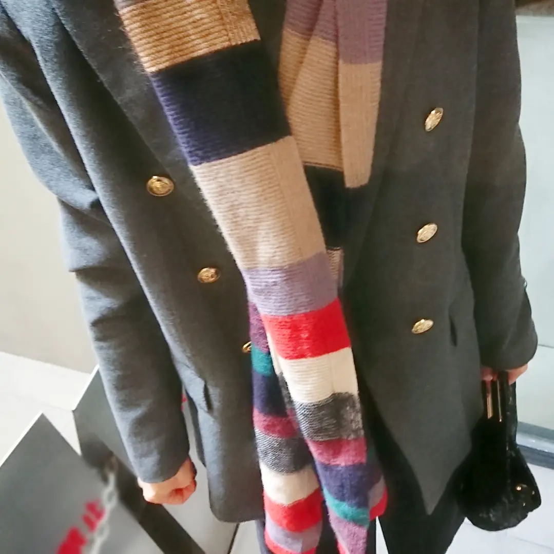 マフラー  グレーコート