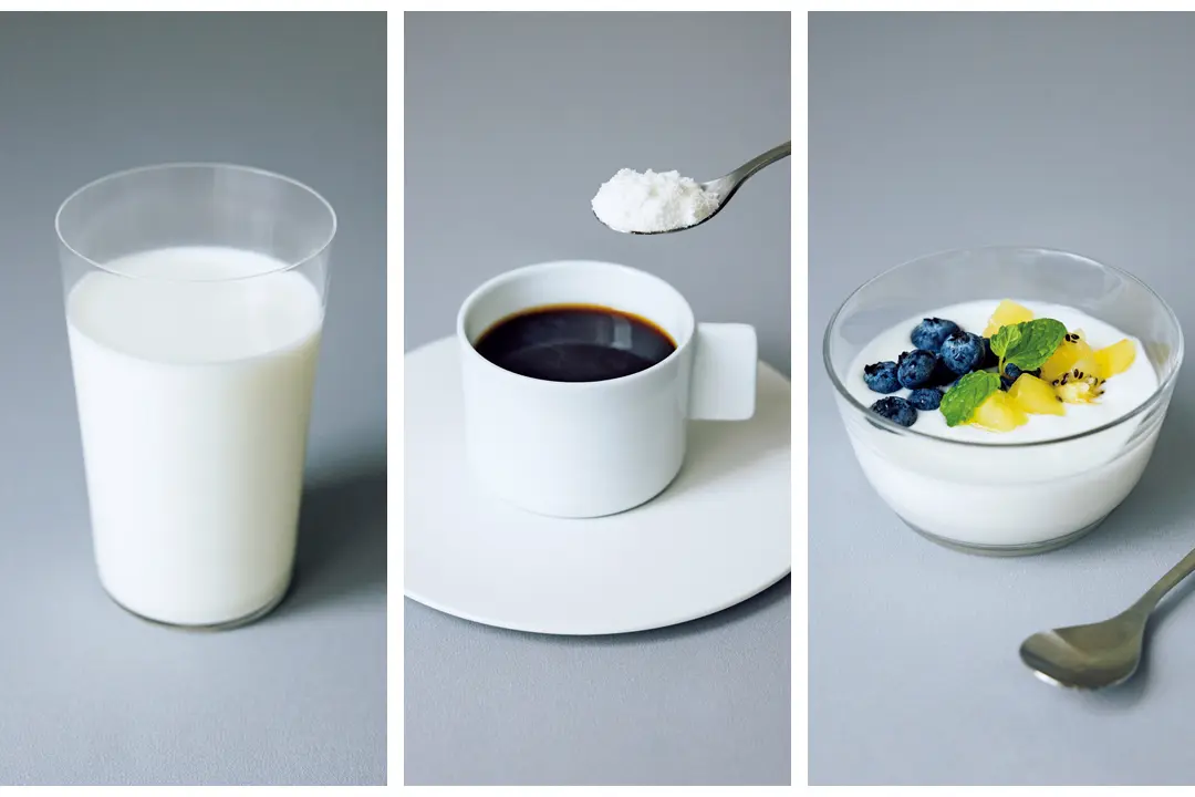 飲み物に溶かすだけ