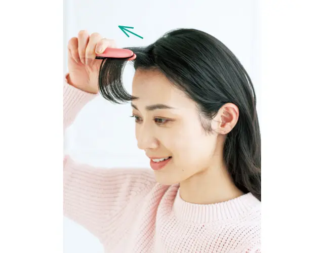 Q.マスクをしていると、前髪がすぐにくずれちゃう