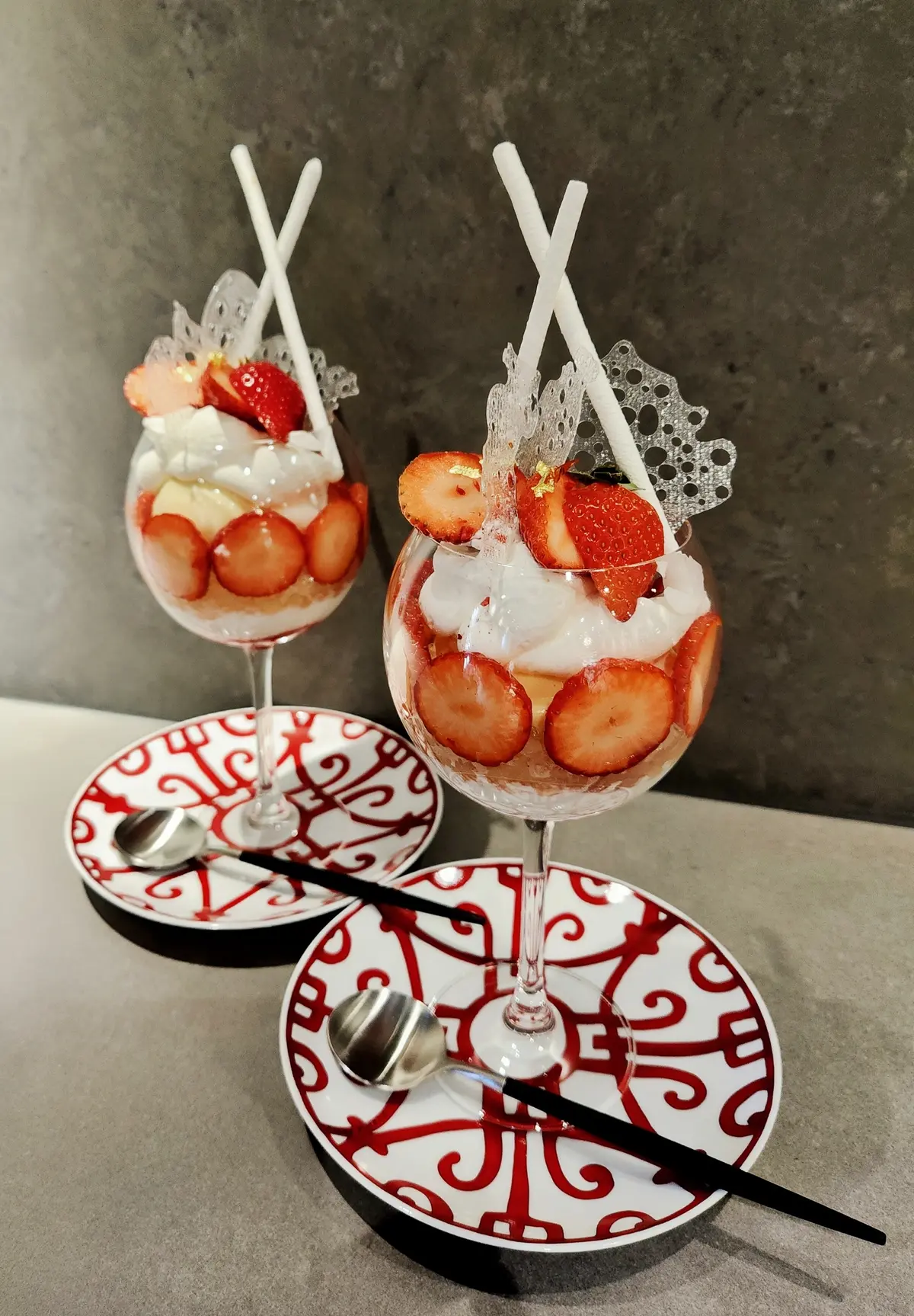 食材にも見た目にも拘った素敵なパフェ