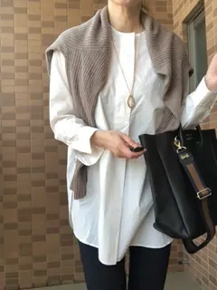 バンドカラーシャツの画像_1