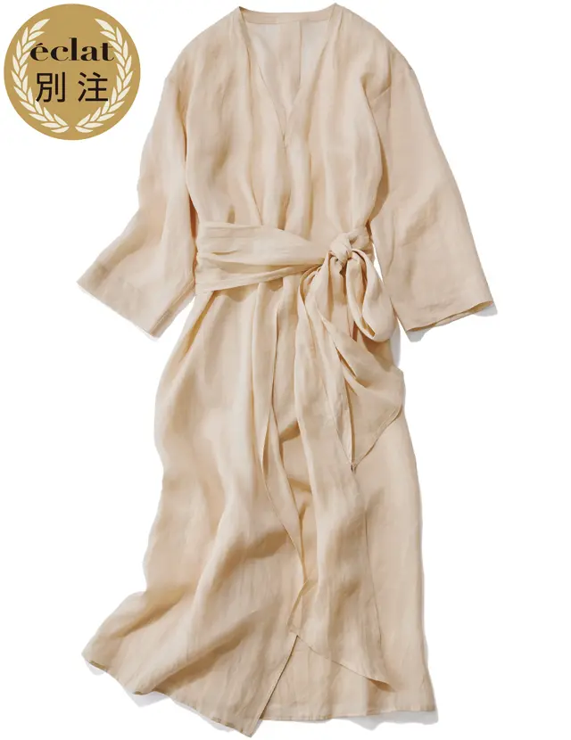 GALLARDAGALANTE×éclat  リネンロングガウン