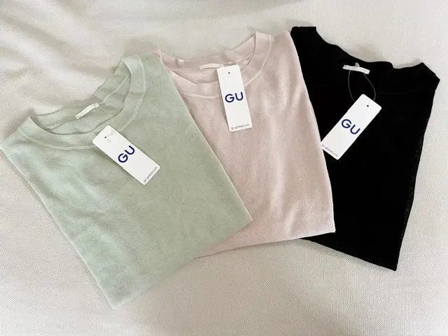 GUでトレンドのシアーニットを発見の画像_1